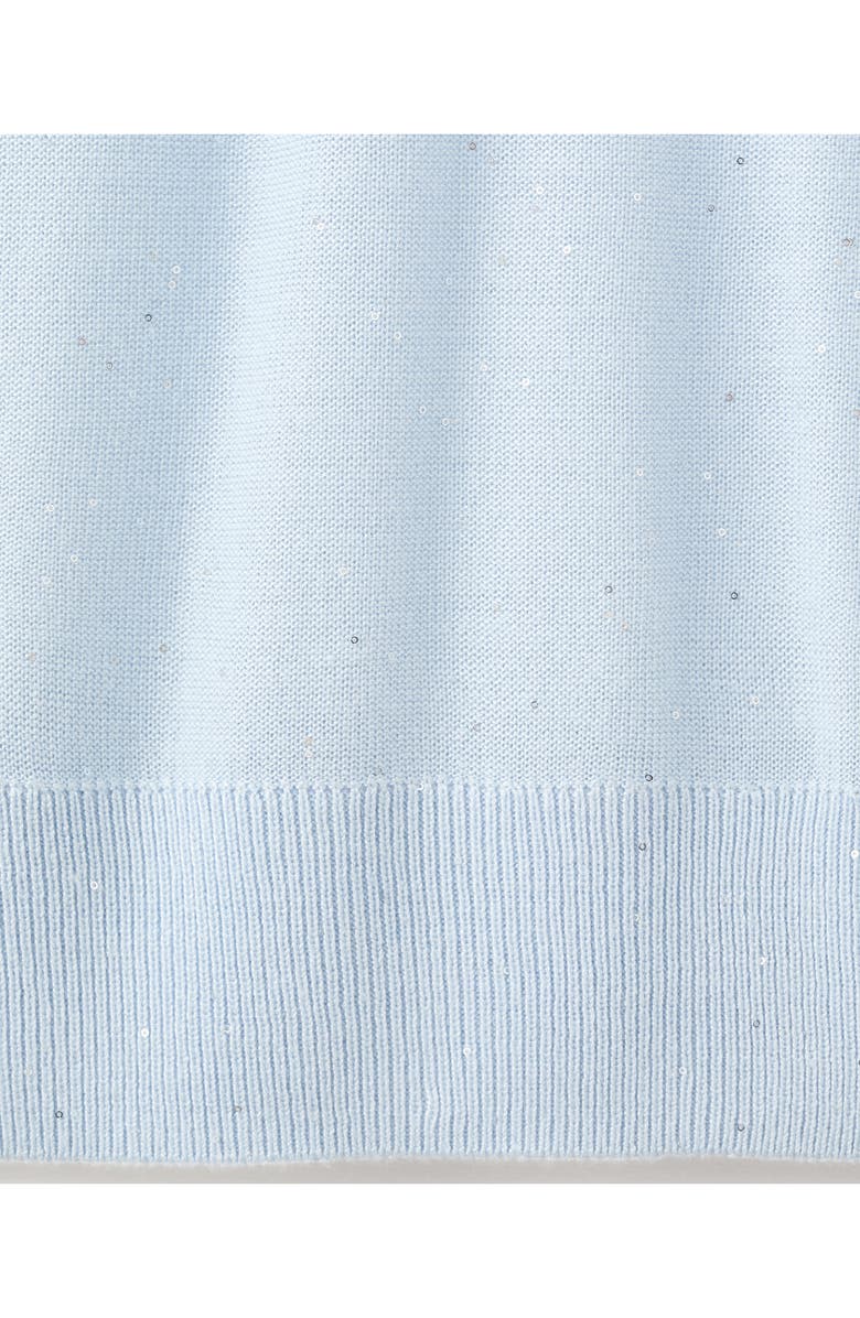 MANGO Polo Neck Sweater, Alternate, color, Sky Blue