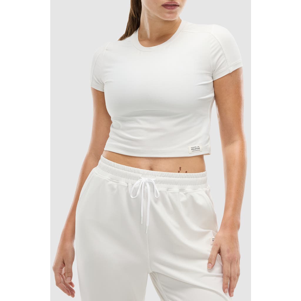 Peloton Dreamblend Baby Tee In White