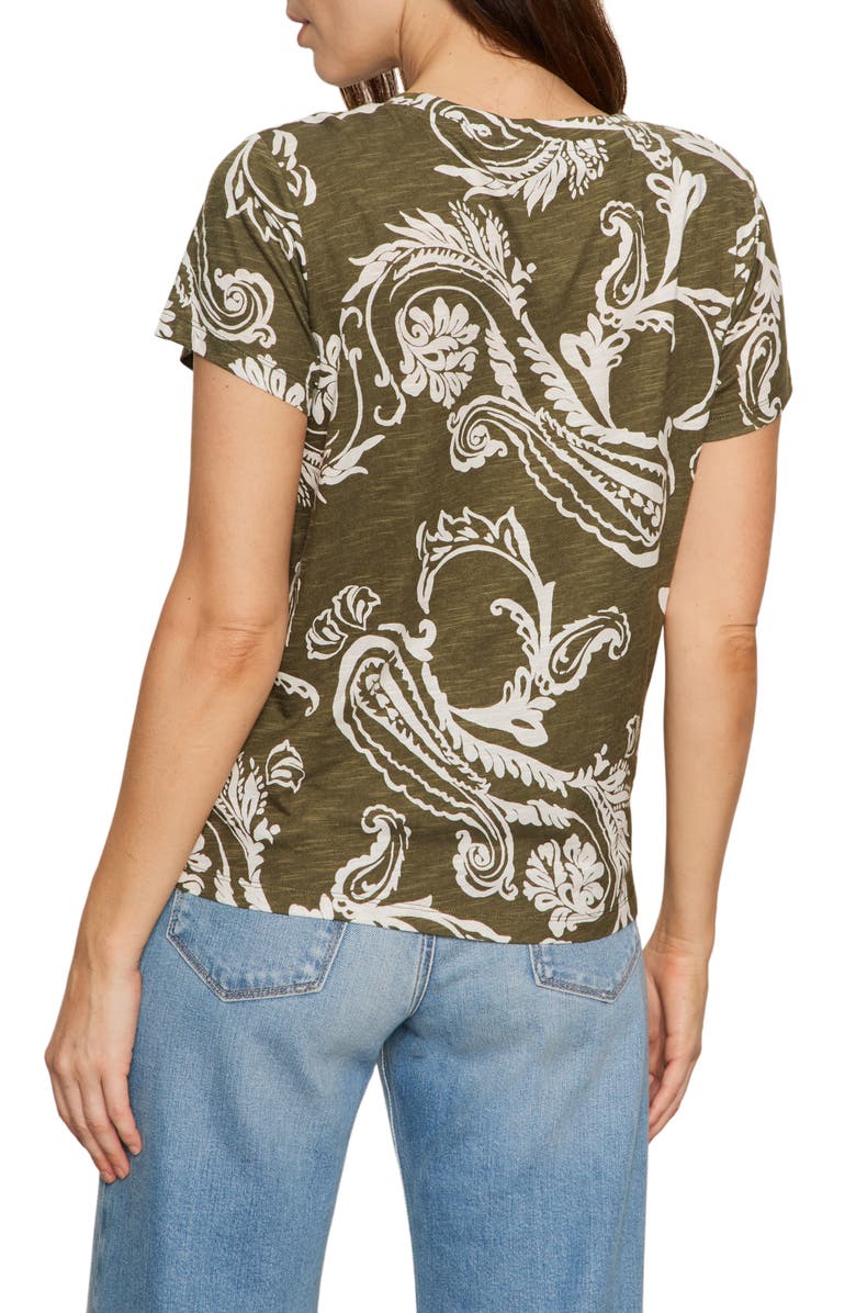 Sanctuary The Perfect T-Shirt, Alternate, color, Inked Green