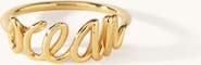 Ora Ana The Ocean Script Ring