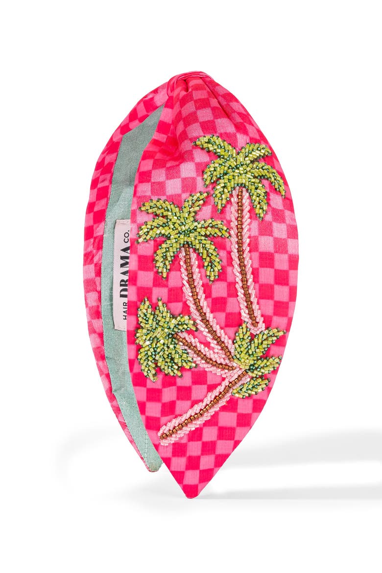 Island Dream Knotted Headband, Main, color, Pink