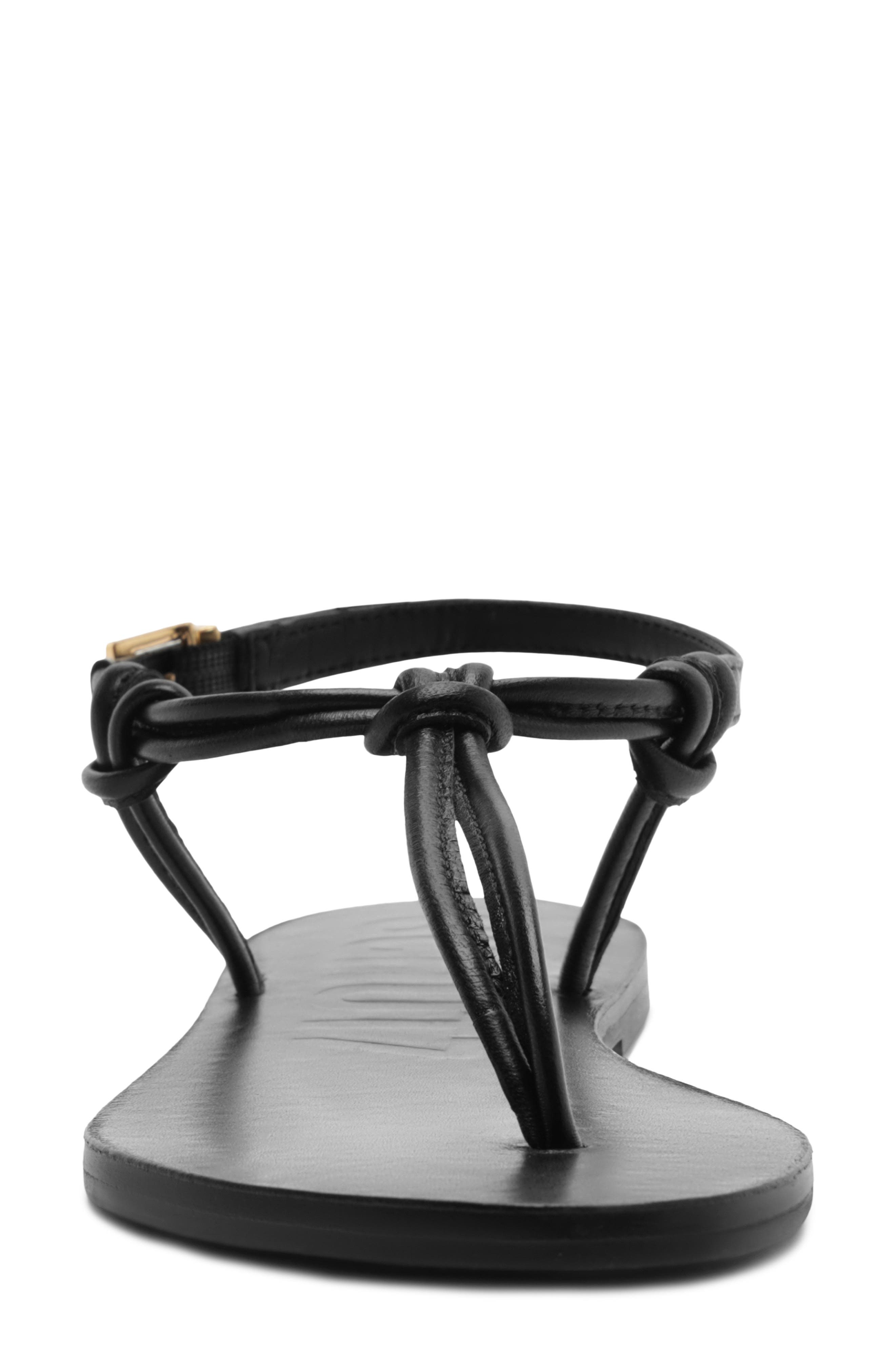 Schutz Nina Ankle Strap Sandal, Alternate, color, Black