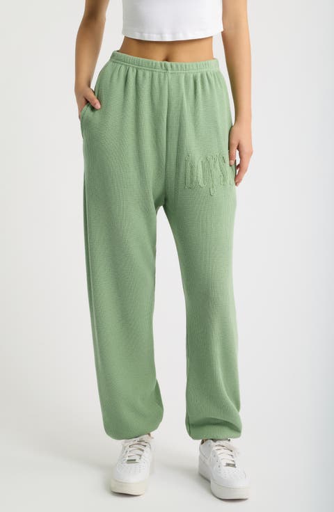 Kimmy Waffle Knit Joggers