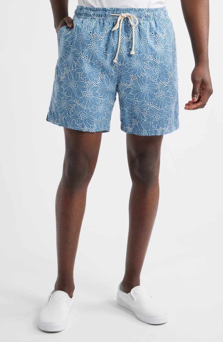 Rails Logan Floral Cotton Shorts, Main, color, 