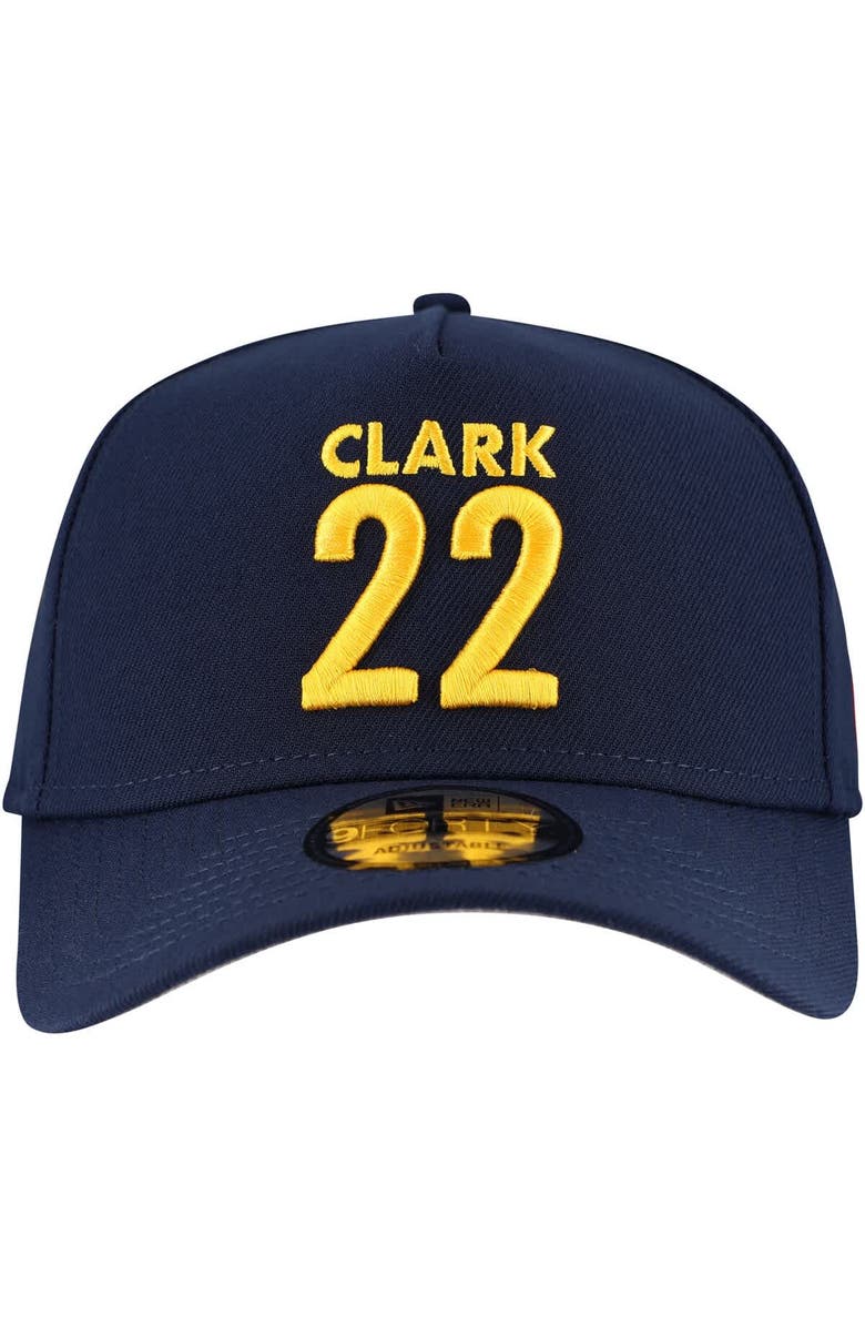 New Era Caitlin Clark Navy Indiana Fever WNBA A-Frame 9FORTY Adjustable Hat, Alternate, color, Navy