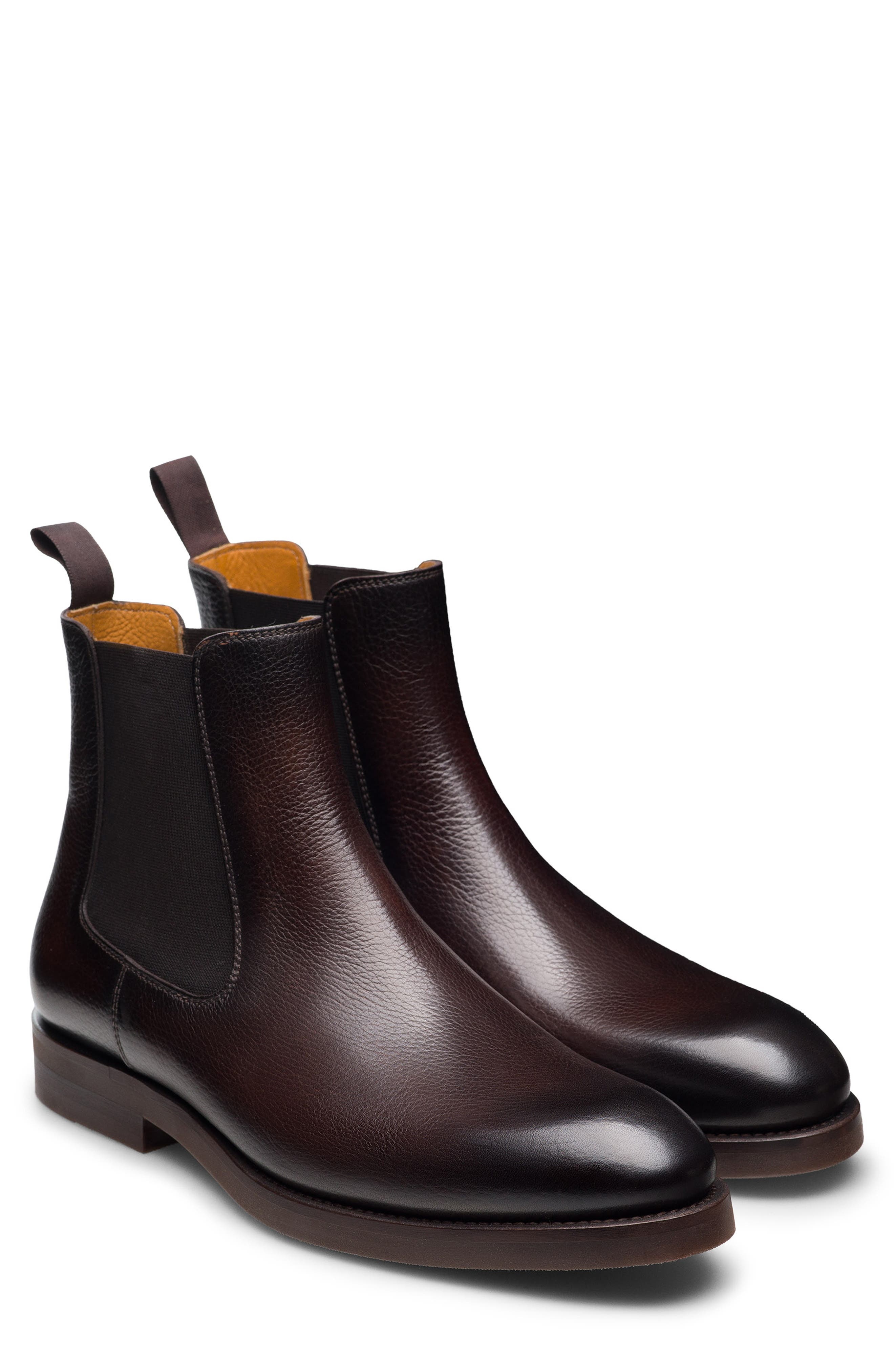 Cervan Leather Chelsea Boot, Main, color, TUMBLED BROWN