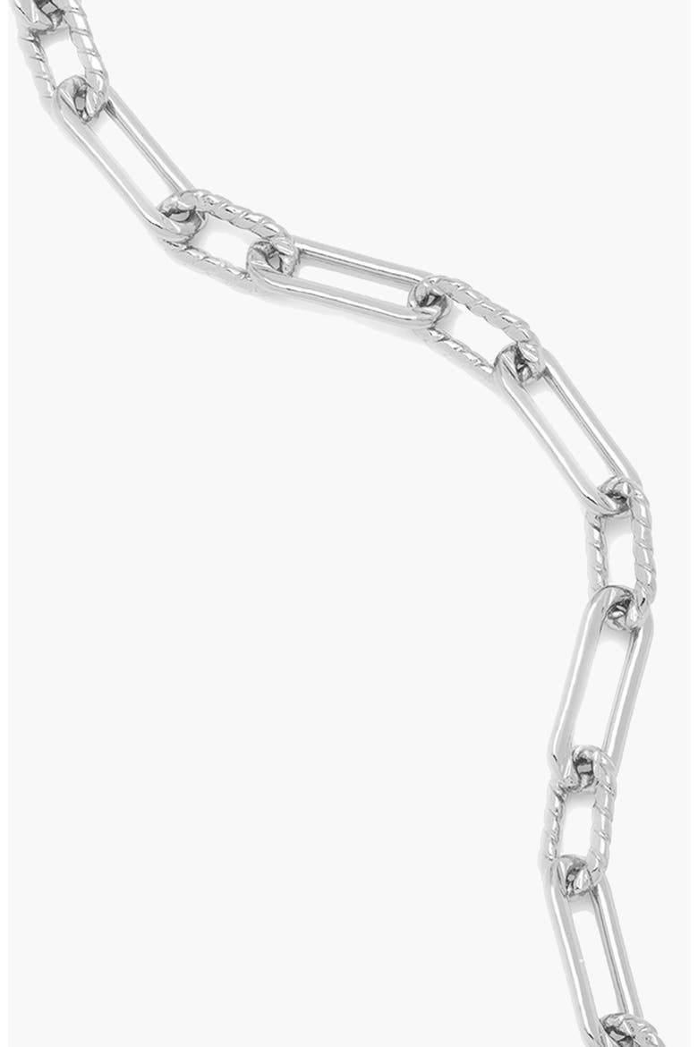 Molten Link Chain Necklace In Silver, Alternate, color, Silver