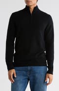Nordstrom Cashmere Quarter Zip Sweater