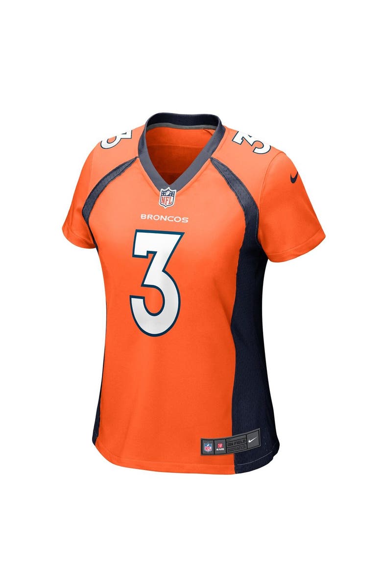 Nike Women's Nike Russell Wilson Orange Denver Broncos Player Jersey, Alternate, color, 