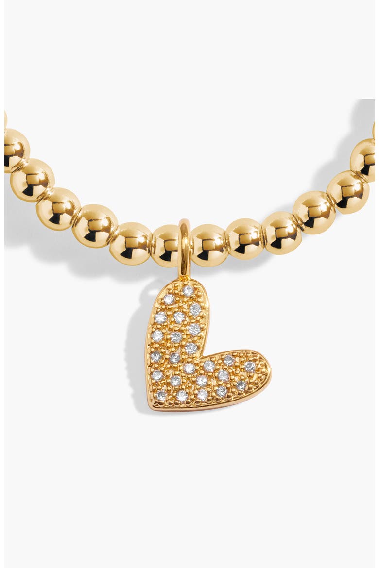 A Little 'Grateful Heart' Bracelet In Gold-Tone Plating, Alternate, color, Metallic Gold