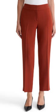 KASPER Flat Front Slim Pants