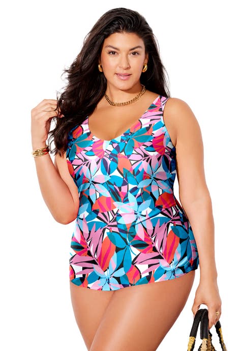 Sarong Front One Piece Swimsuit