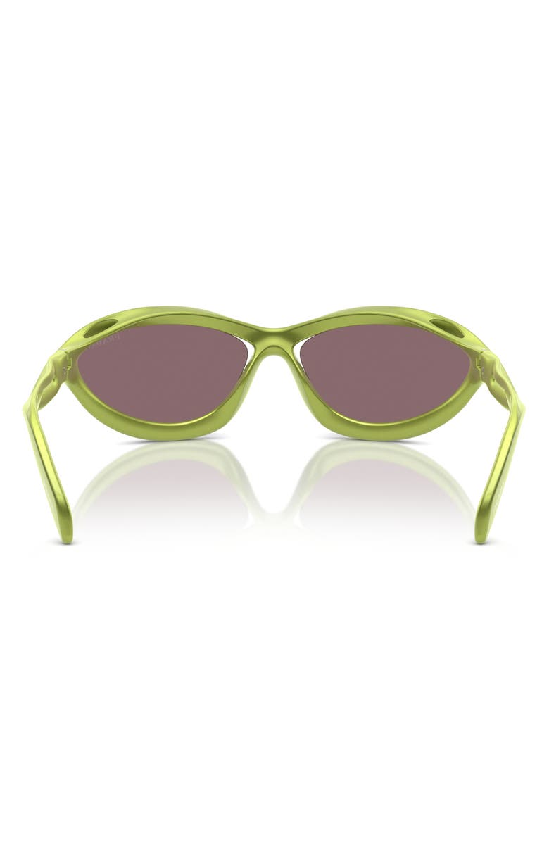 Prada 63mm Oversize Cat Eye Sunglasses, Alternate, color,