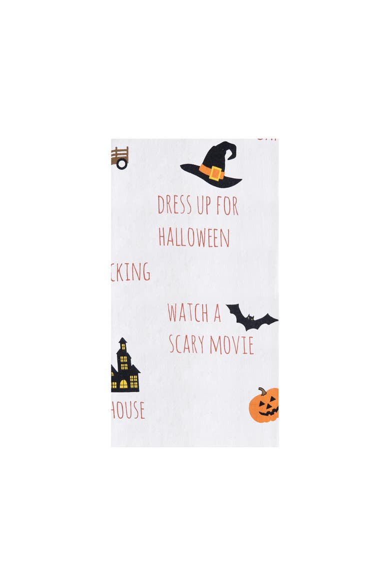 Fall Bucket List Towel, Main, color, White