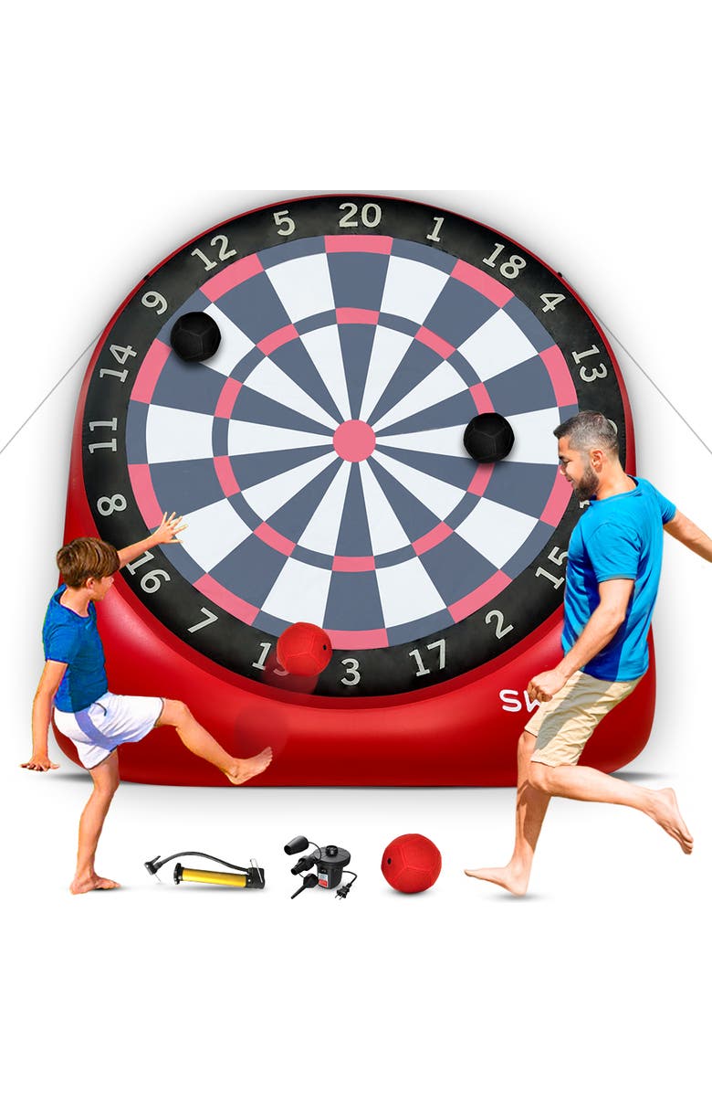 Swooc Games XL Giant Kick Darts Game, Main, color, Red