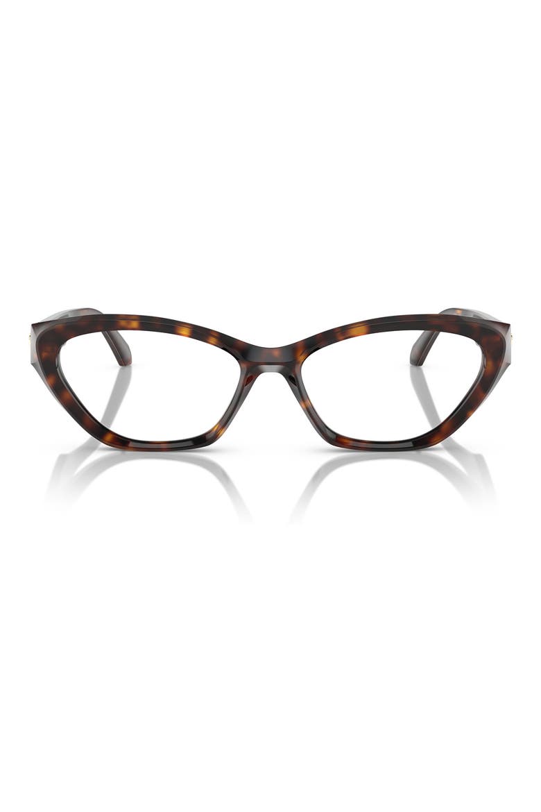 53mm Cat Eye Optical Glasses, Main, color, HAVANA