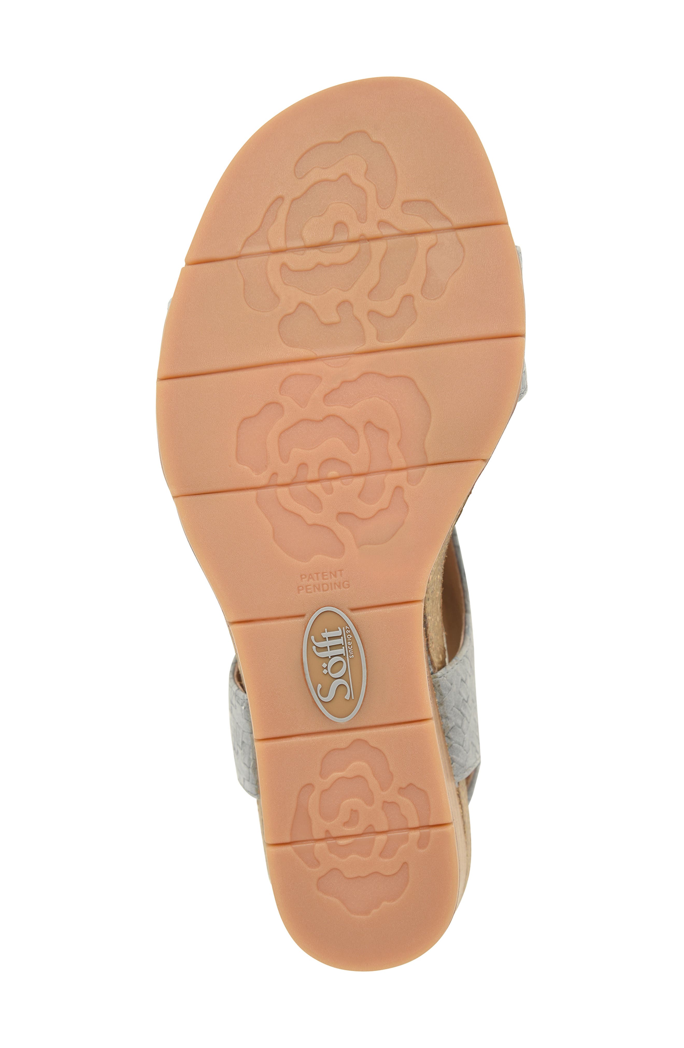 Söfft Verdi II Slingback Wedge Sandal, Alternate, color, Chambray