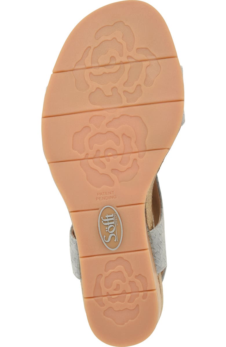 Söfft Verdi II Slingback Wedge Sandal, Alternate, color, Chambray