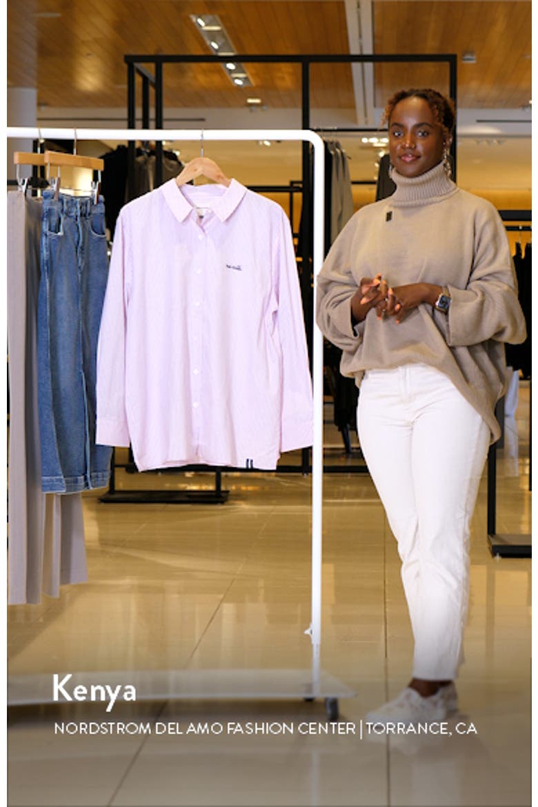 Preppy Embroidered Stripe Shirt video