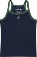 Lacoste Kids' Logo Rib Tank