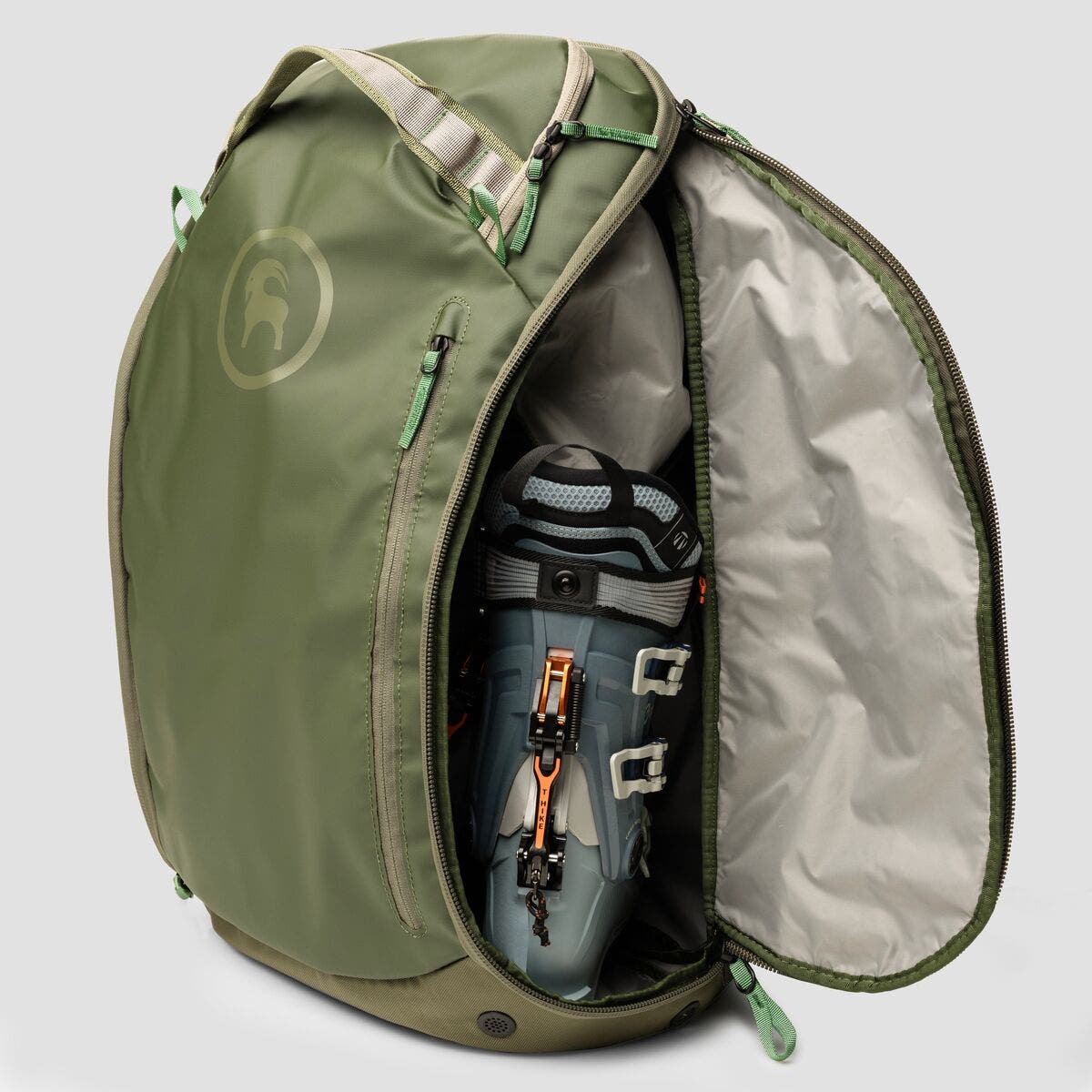 Backcountry Cottonwoods Ski & Snowboard Boot Bag G2, Alternate, color, Climbing Ivy/Kalamata