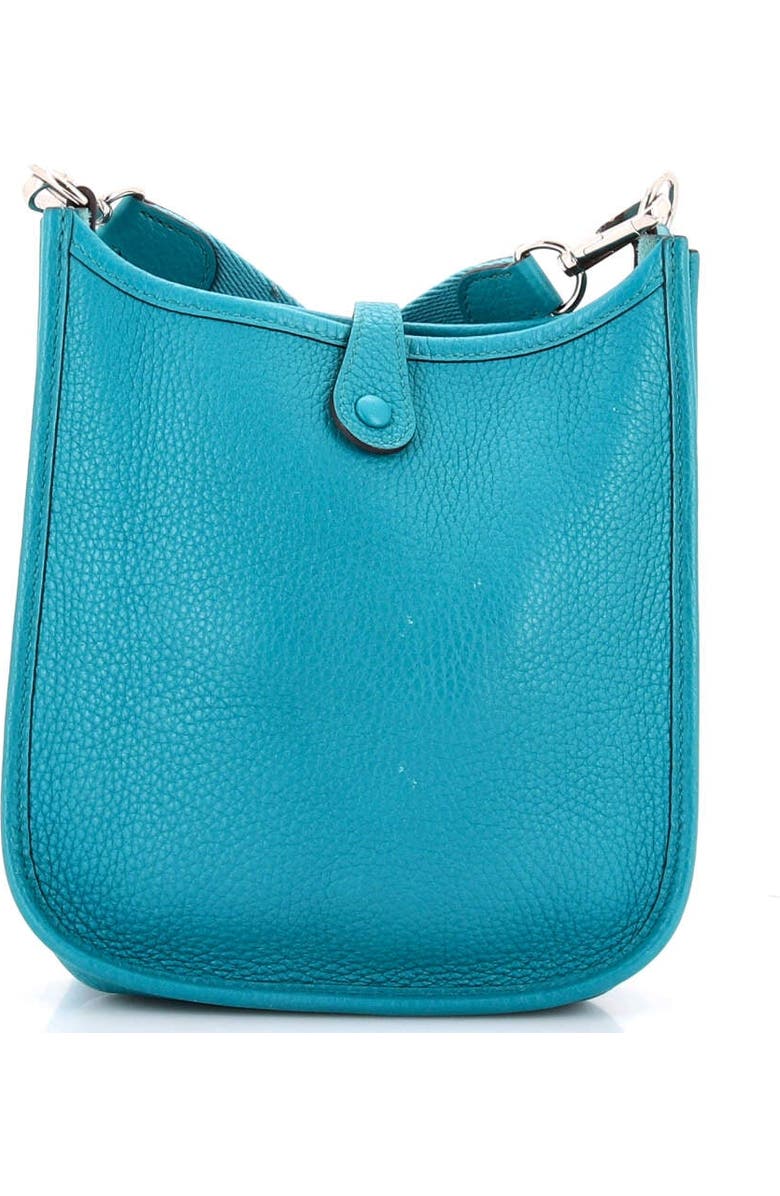 Pre-Owned Hermes Evelyne Bag Gen III Clemence TPM, Alternate, color, Bleu Paon