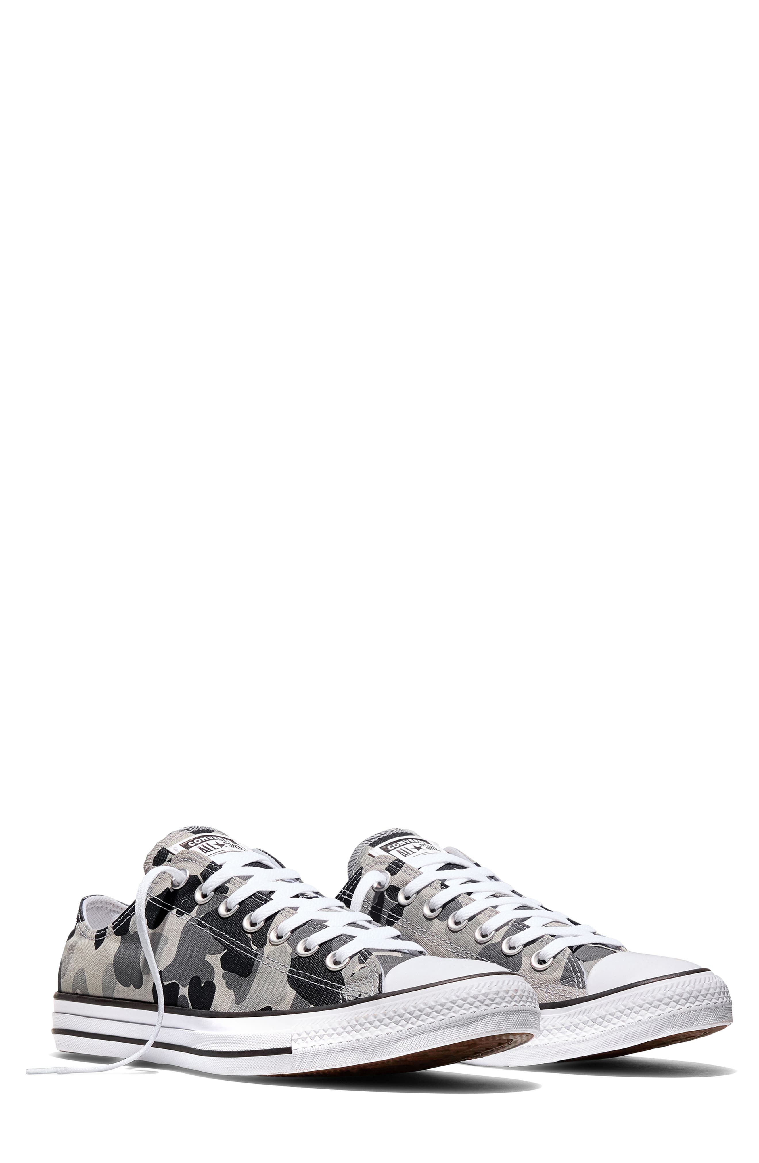 Chuck Taylor All Star Camo High Top Sneaker, Alternate, color, LIGHT GREY/ GREY AREA