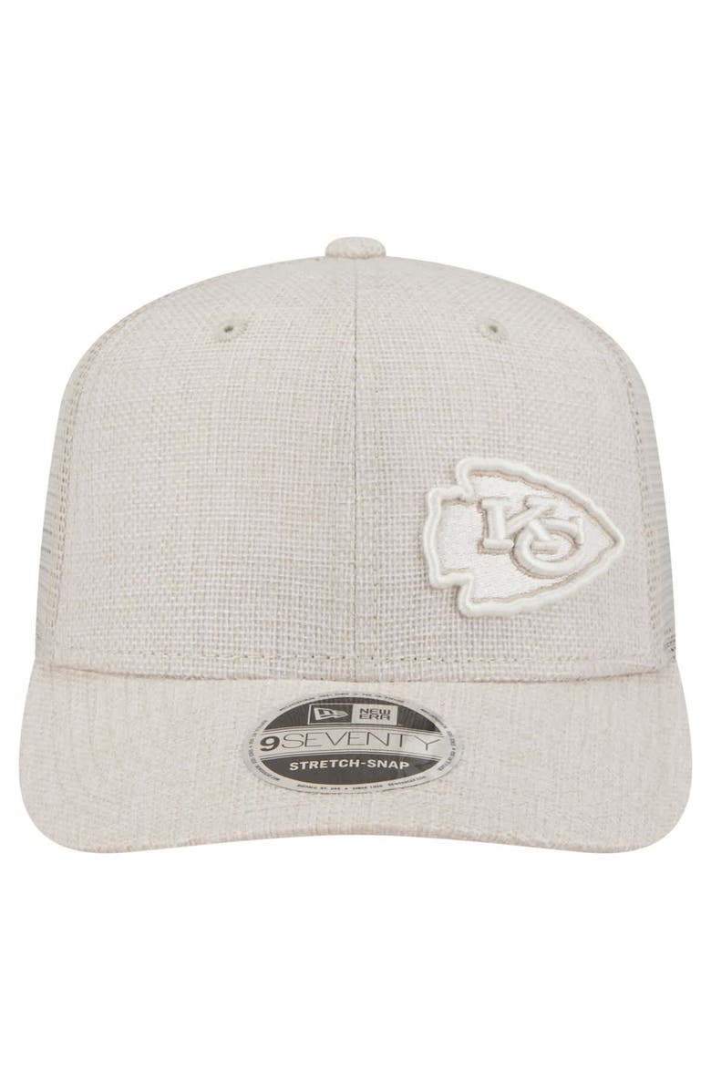New Era Men's New Era Natural Kansas City Chiefs Flawless 9SEVENTY Stretch-Snap Hat, Alternate, color, 