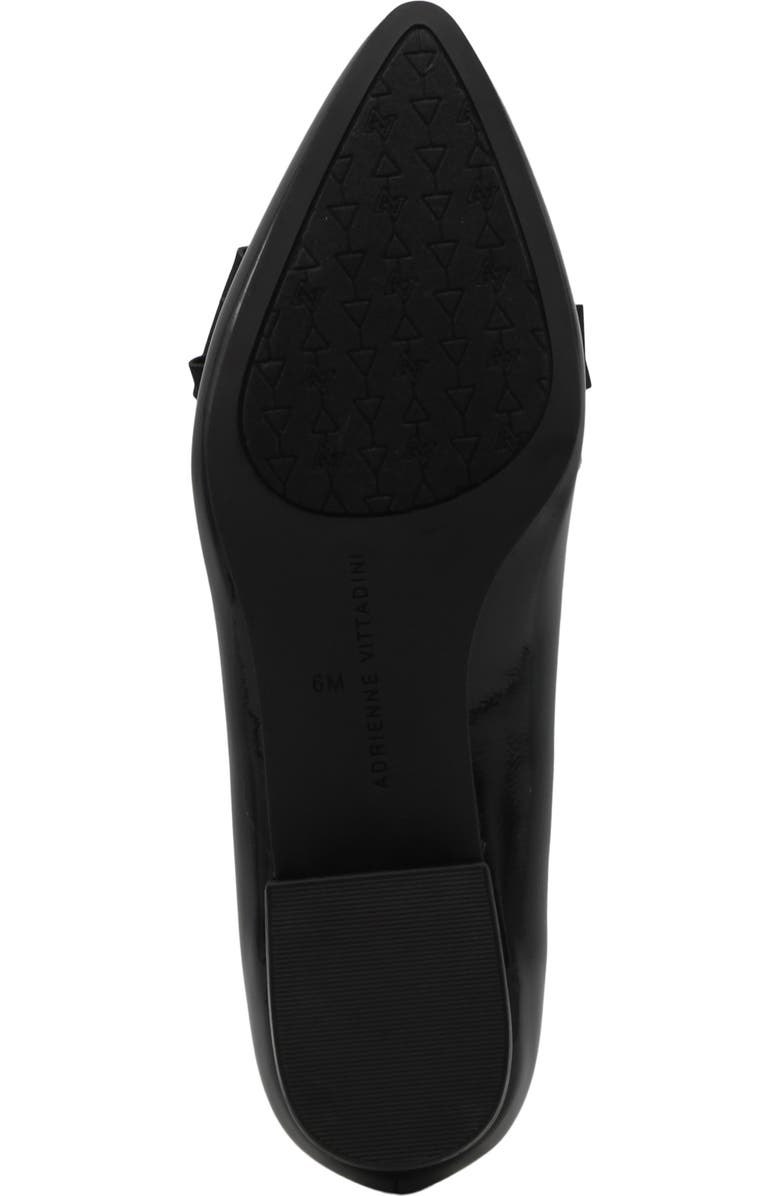 Adrienne Vittadini Pasteur Bow Pump, Alternate, color, Black Patent