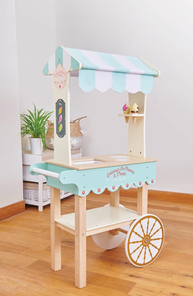 Le Toy Van Ice Cream Trolley Toy Set, Alternate, color, 