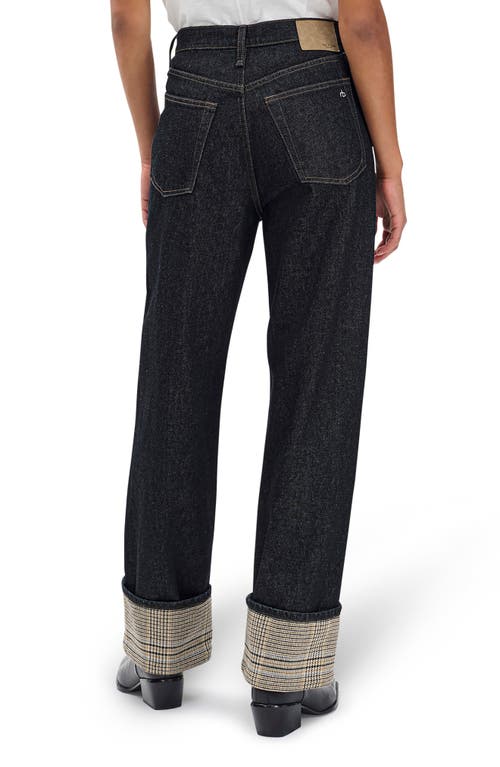 Rag & Bone Shea Cuffed High Waist Ankle Straight Leg Jeans