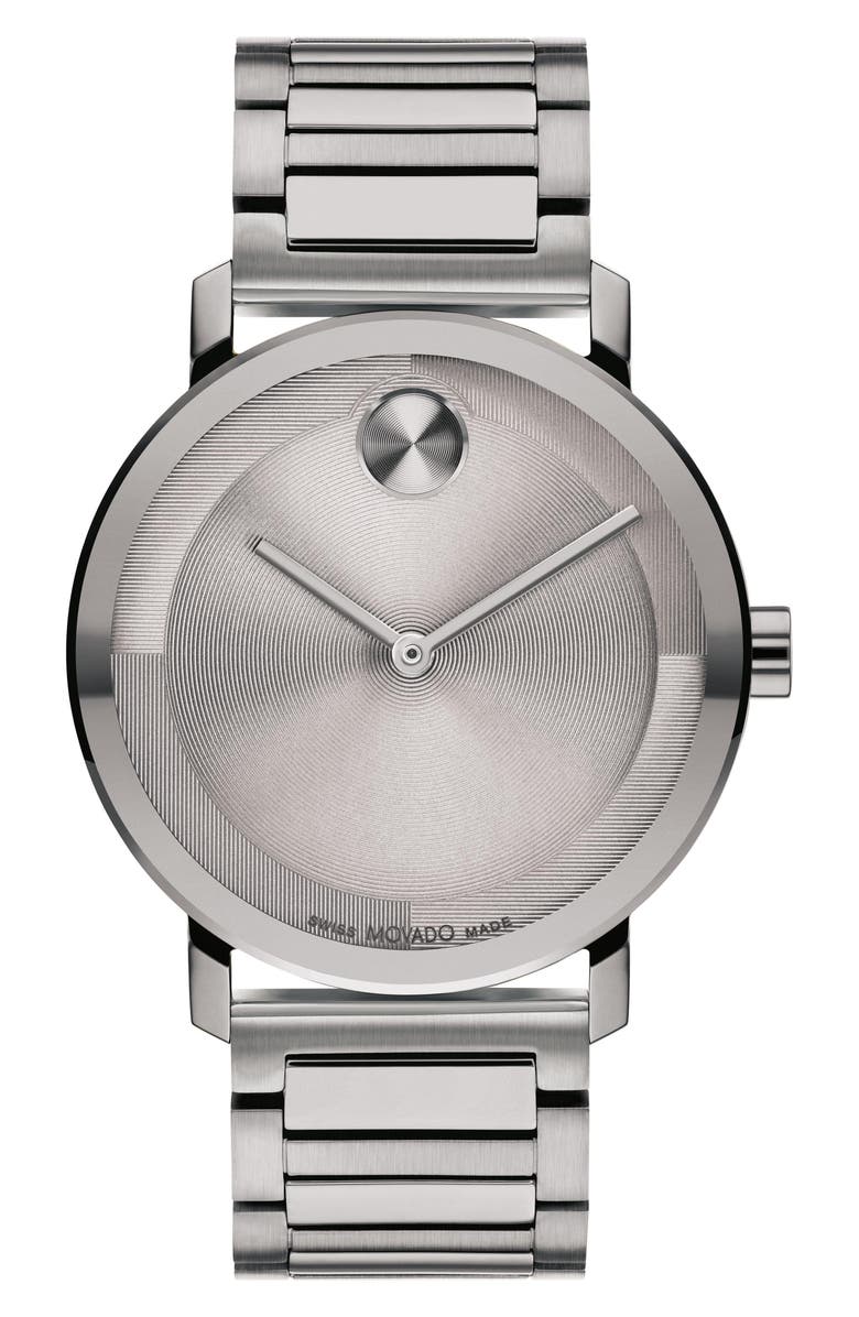 Movado Bold Evolution 2.0 Bracelet Watch, 40mm, Main, color, Grey