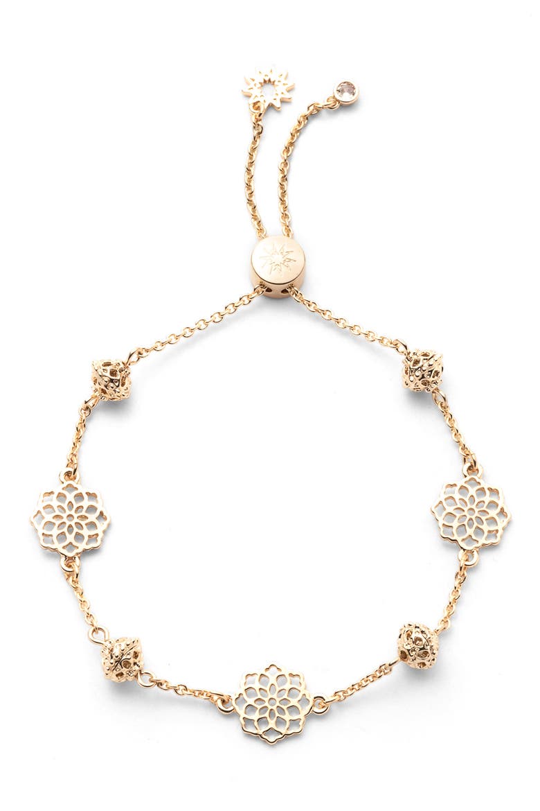 Filigree Slider Bracelet, Main, color, GOLD