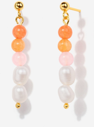 Little Sky Stone Aria Pearl Bead Earrings