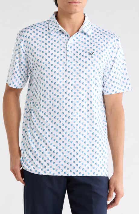 Callaway Tropical Cocktail Print Knit Golf Polo