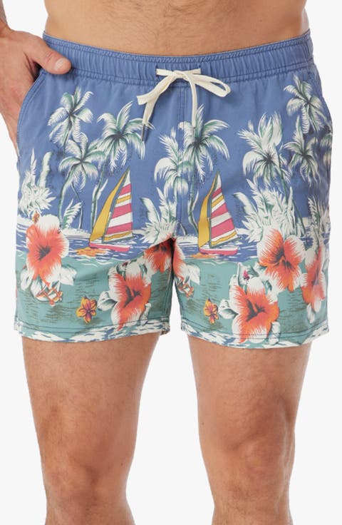 The Bungalow Water Repellent Swim Trunks