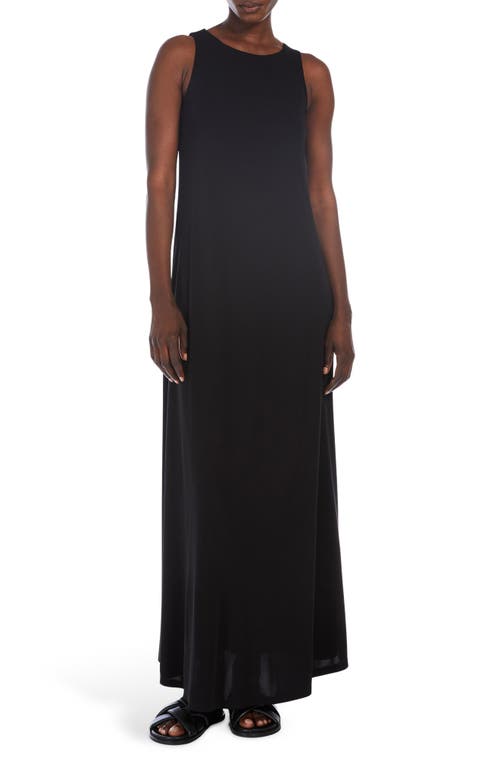 MM by Max Mara Accento Sleeveless Maxi Dress in Black  product