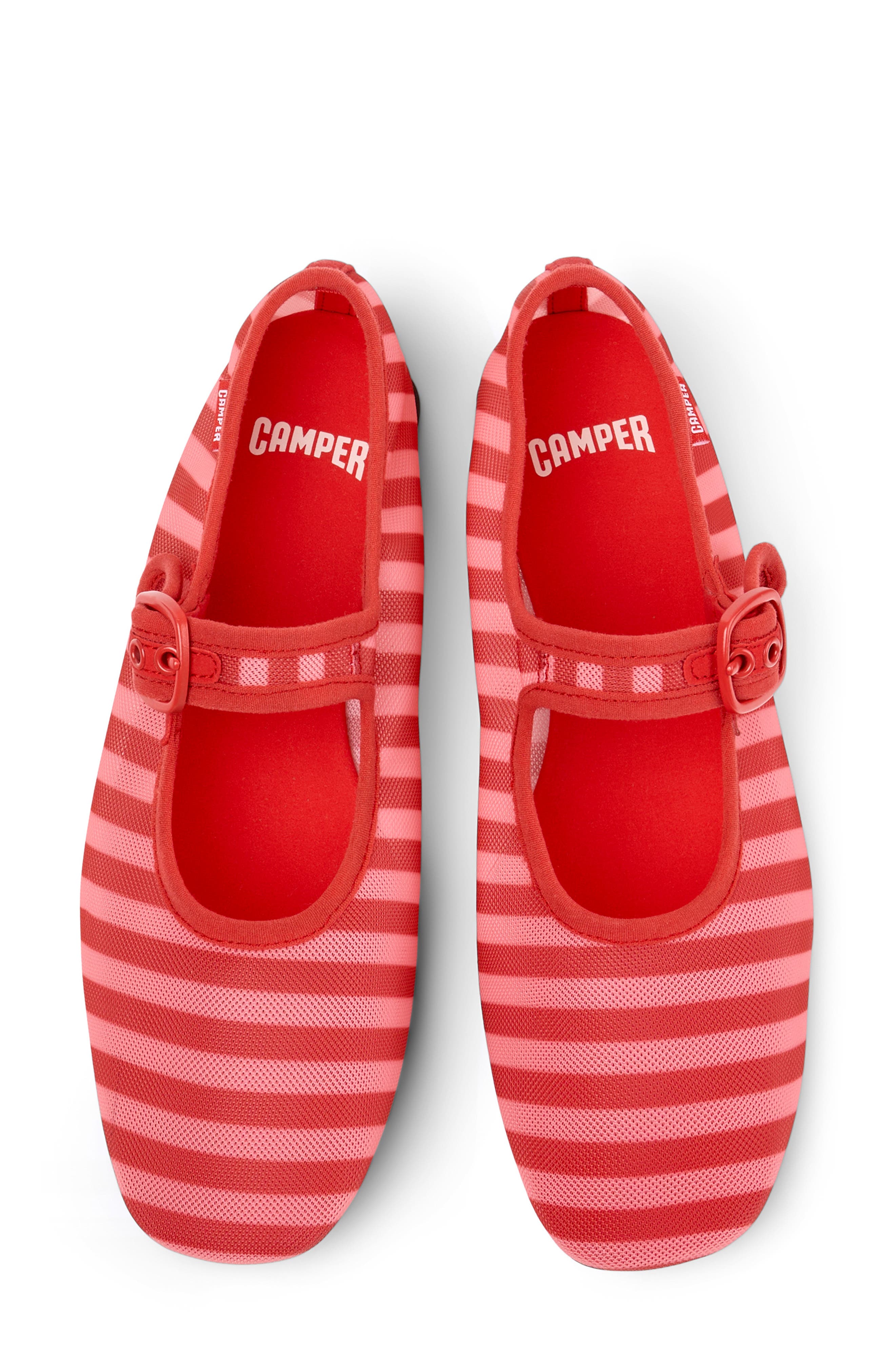 Camper Casi Myra Mary Jane Flat, Alternate, color, Multi - Red