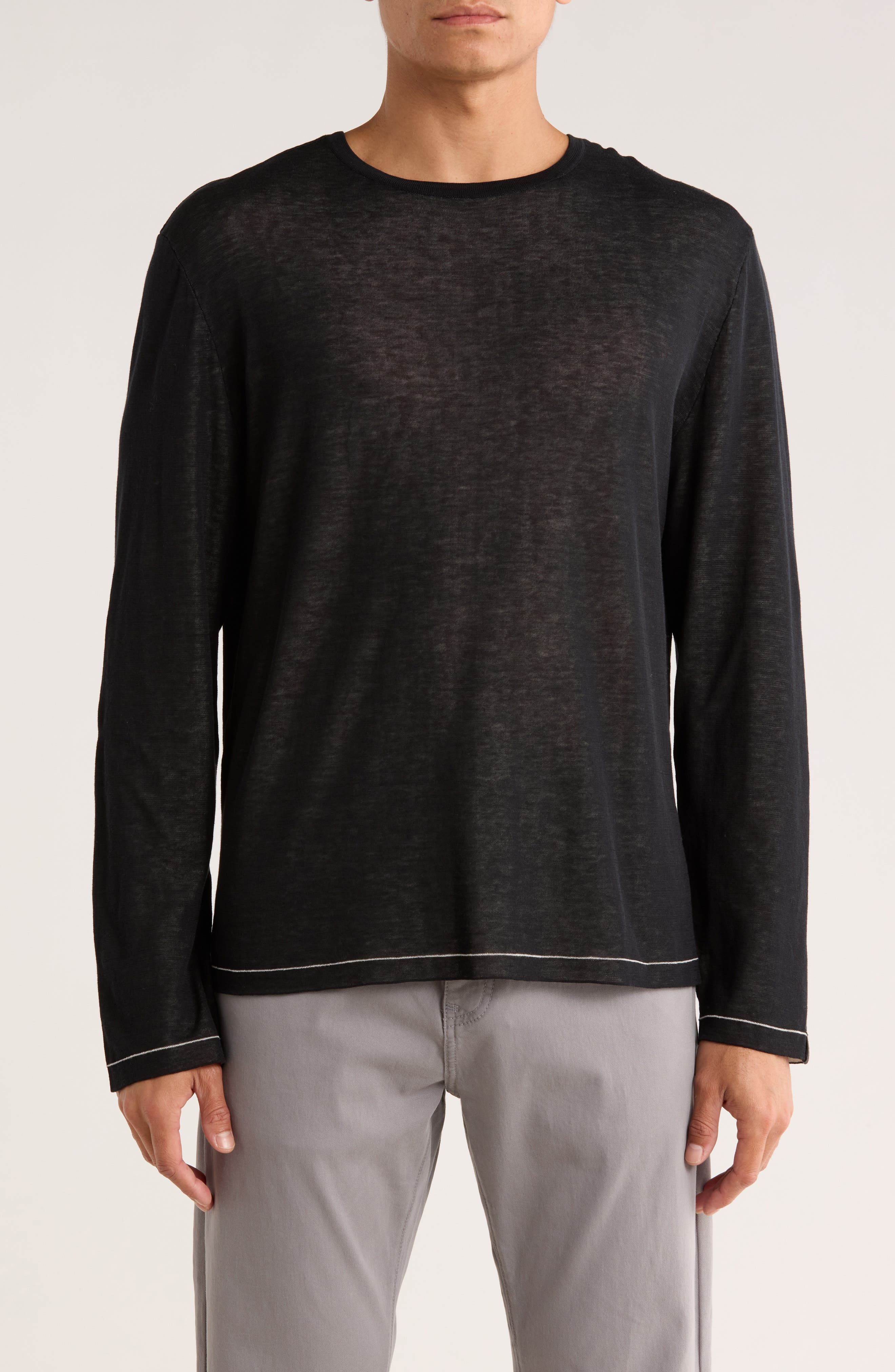 rag & bone Banks Cotton Double Face Sweater