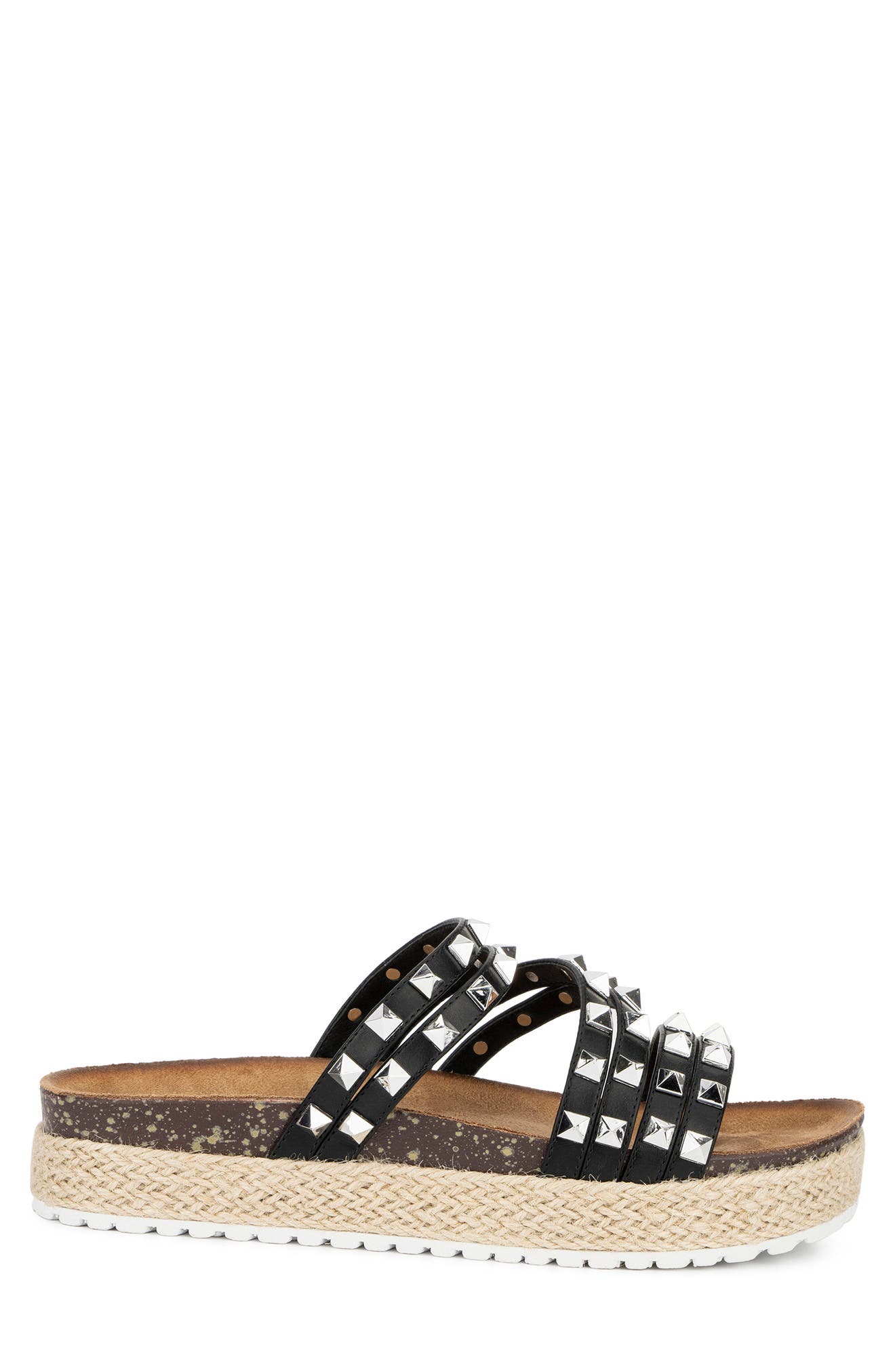 OLIVIA MILLER Amalfi Pyramid Stud Espadrille Sandal (Women) | Nordstromrack