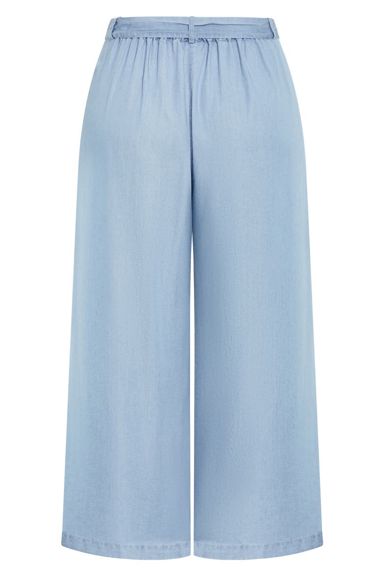 Santorini Belted Wide Leg Pants, Alternate, color, LIGHT WASH