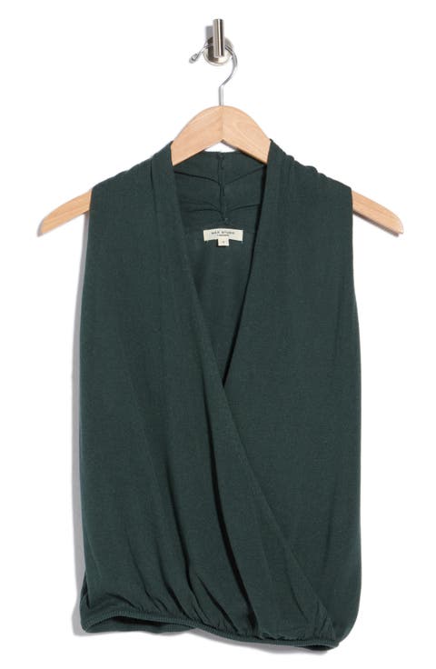 Drape Front Top