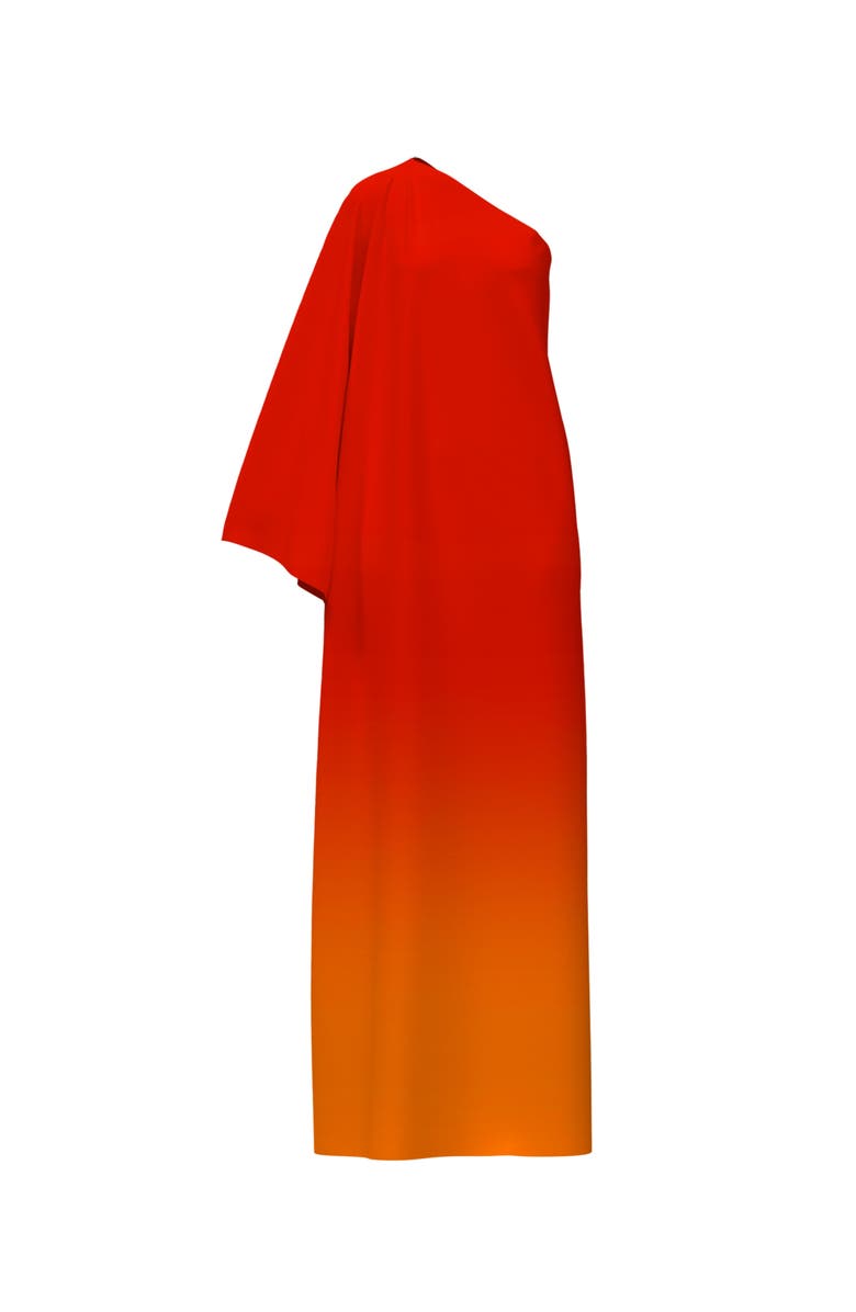 DIARRABLU Satu One-Shoulder Dress Ombra Sherbet Fsc<sup>®</sup> Certified Viscose, Alternate, color, Ombra Sherbet