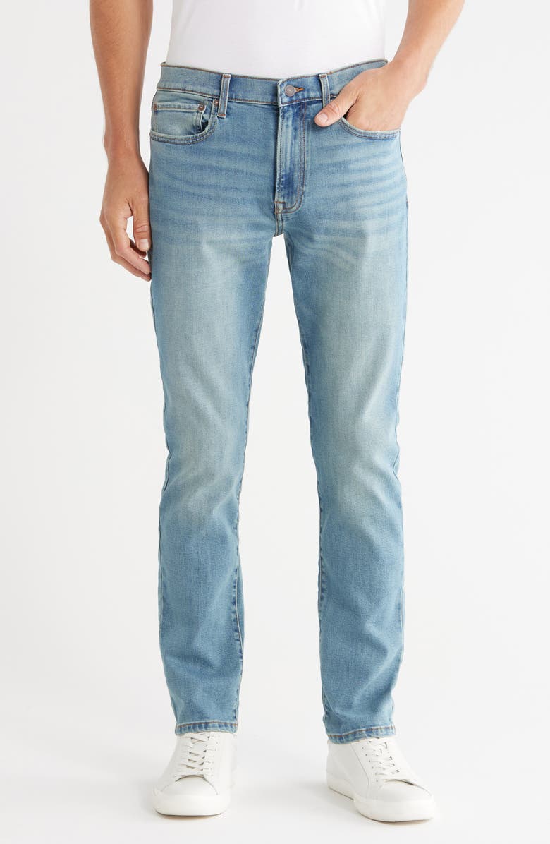 Lucky Brand 121 Slim Straight Jeans, Main, color, Metropolitan