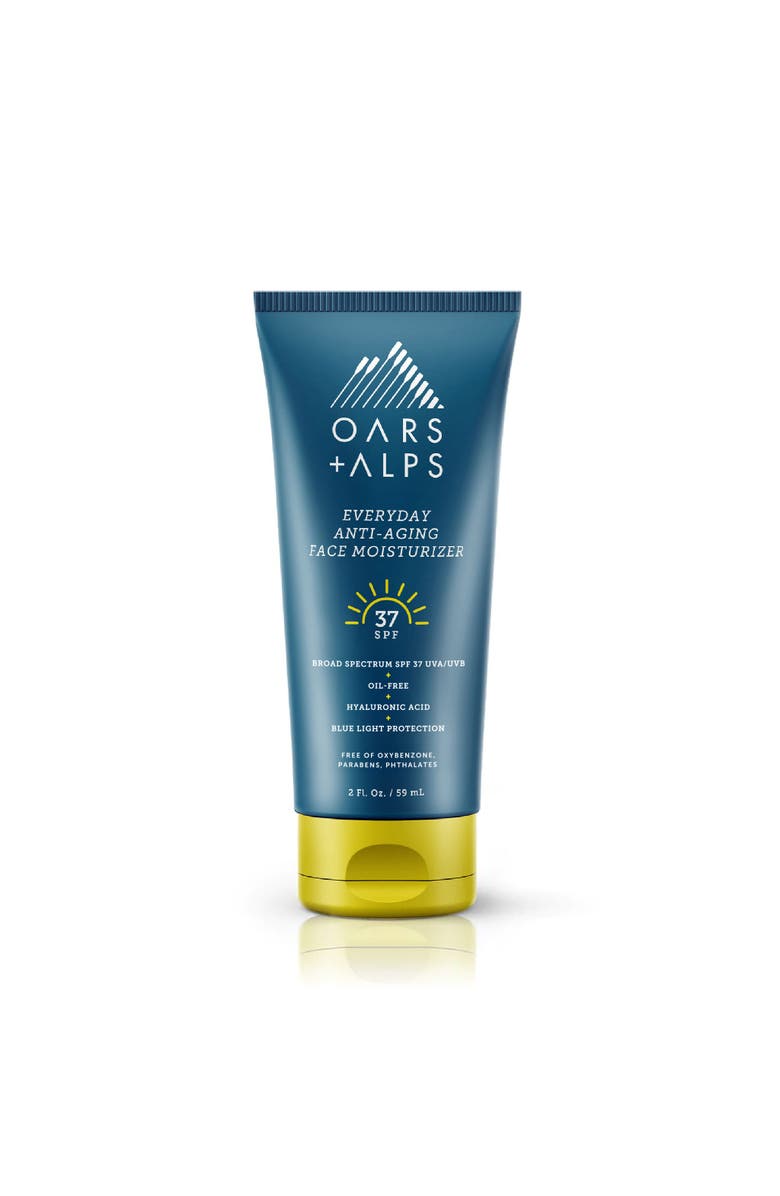 OARS + ALPS Everyday Anti-Aging Face Moisturizer with SPF 37, Main, color, Blue