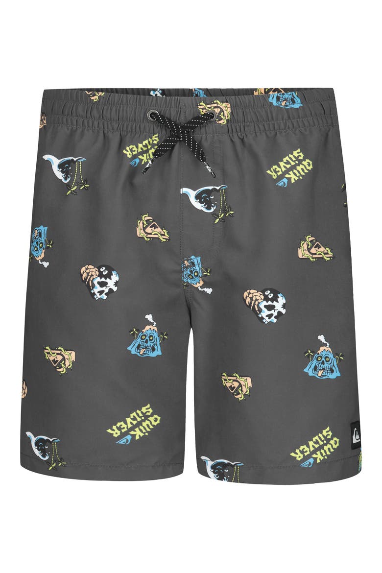 Kids' Everyday Mix Volley Swim Trunks, Main, color, IRON GATE