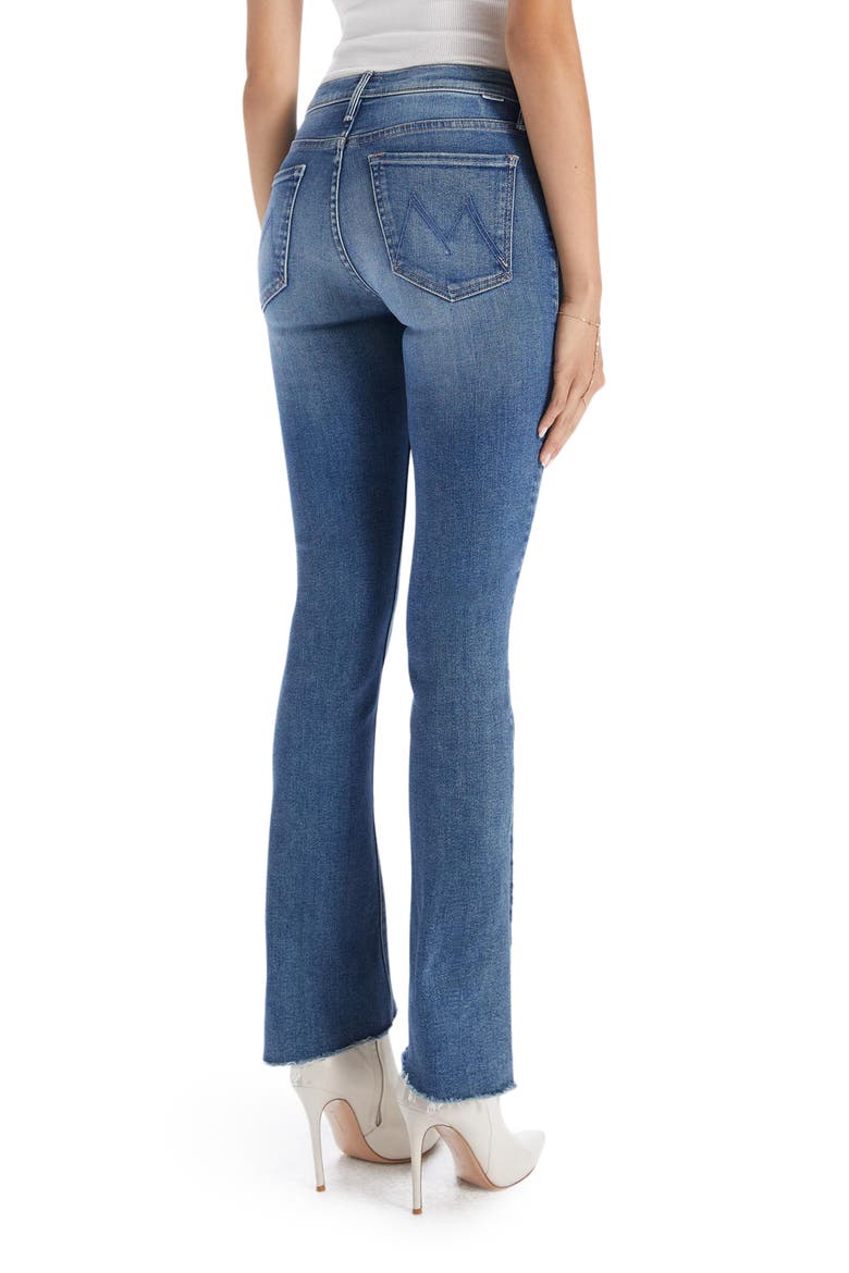 The Runaway High Waist Frayed Hem Jeans, Alternate, color, LEAPS AND BOUNDS