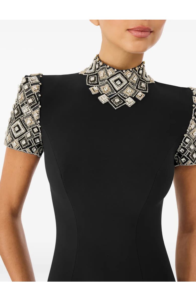 Jenny Packham Pricile Embellished Maxi Dress, Alternate, color, Liquorice