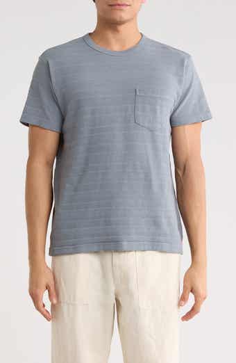 BUCK MASON Vintage Jacquard Classic Crew T-Shirt