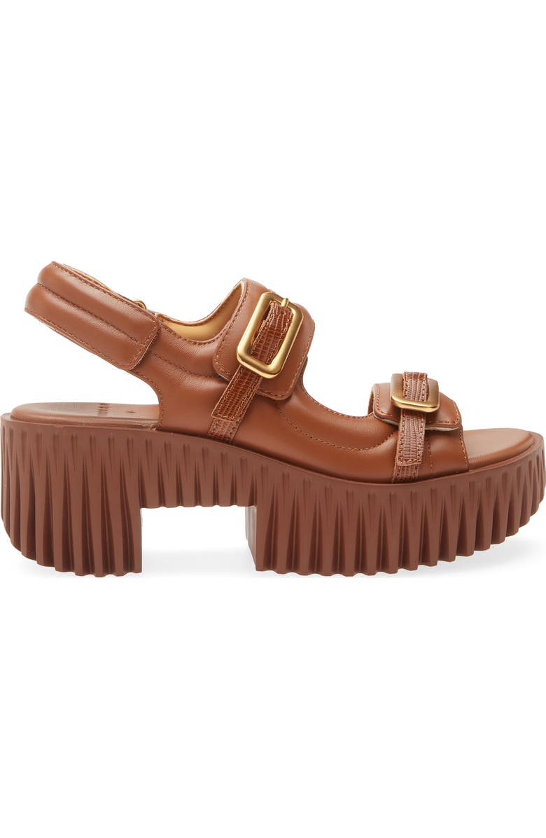 4CCCCEES Plia Kiko Platform Slingback Sandal, Alternate, color, Brown